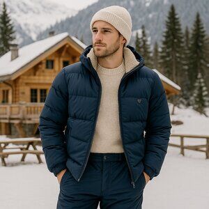 Vintage SKYR by Scandia Quilted Ski Pants — Made in Korea, Classic Alpine Design